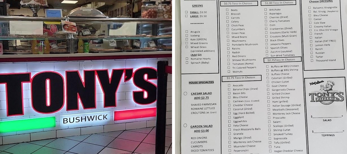 Tony's Pizza
